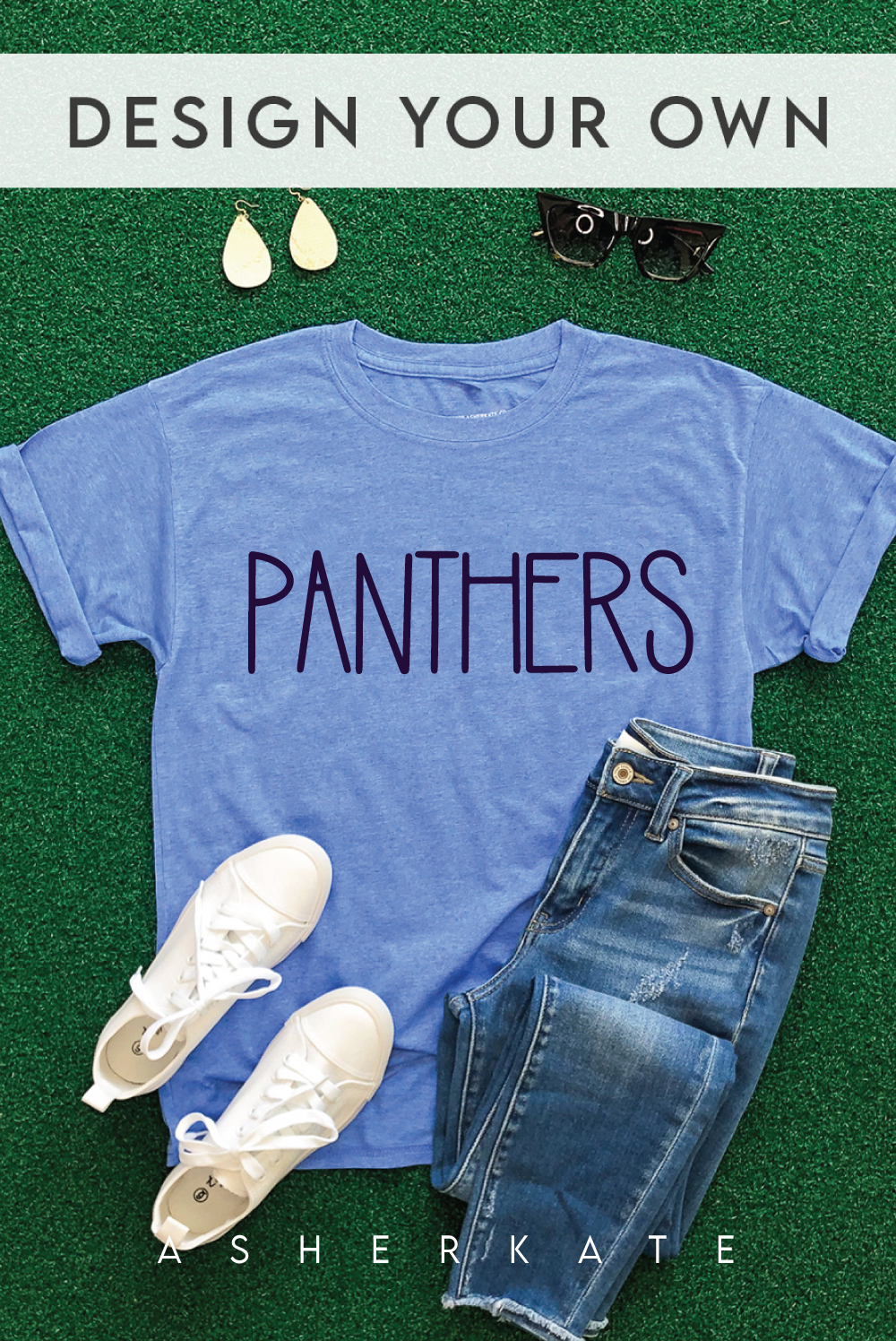 Custom Fan Tee - Heather Royal