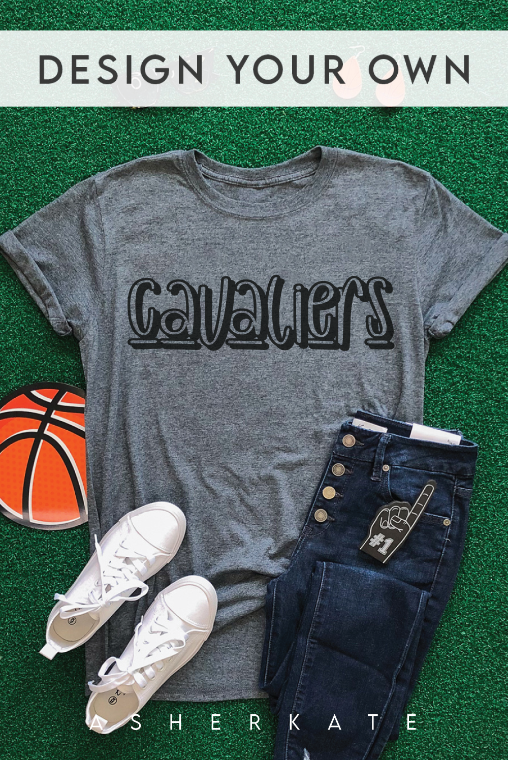Custom Playmaker Tee - Heather Charcoal