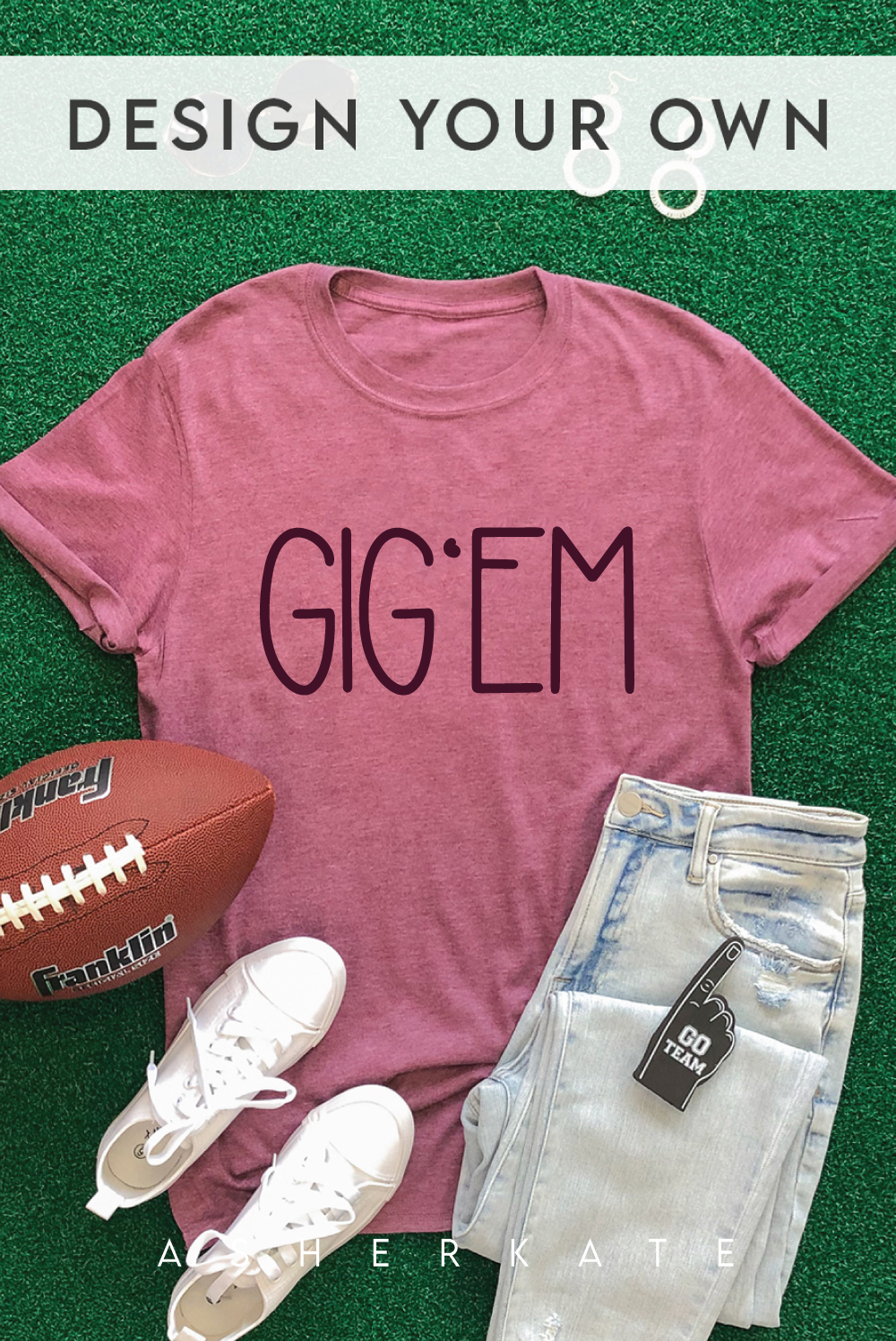 Custom Fan Tee - Heather Maroon