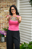 Hey Good Lookin Beaded Midi Clutch