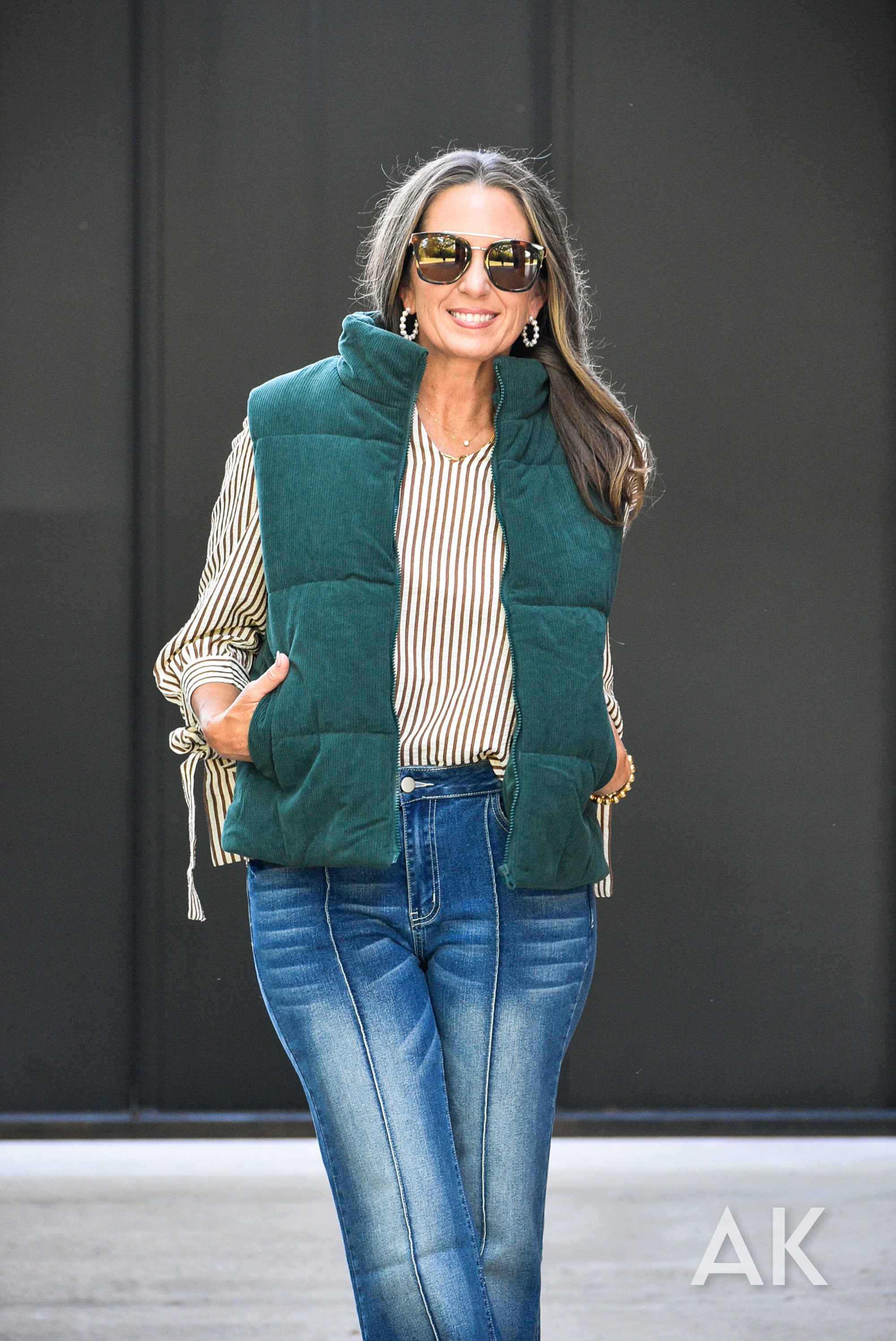 Wren Vest Emerald