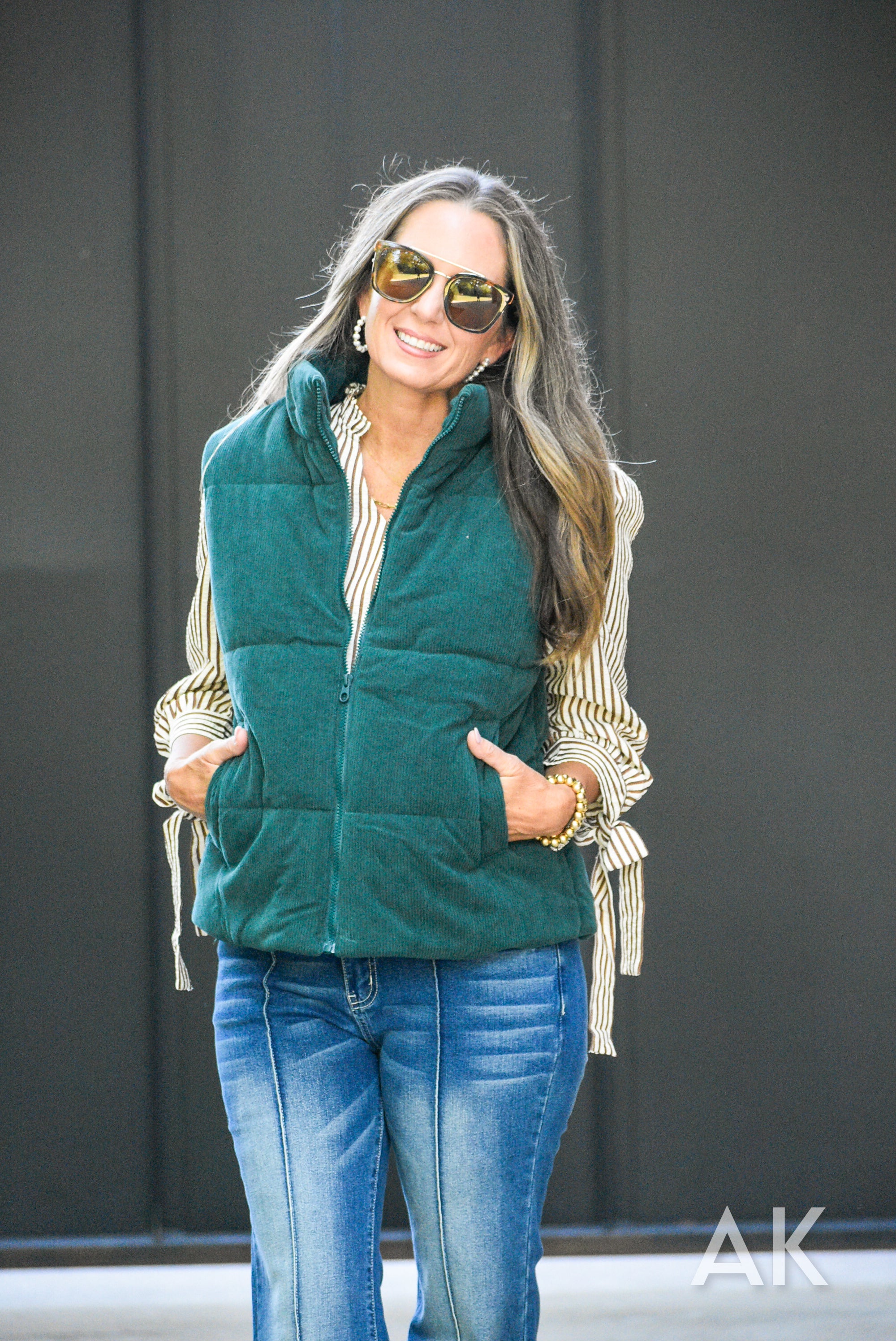 Wren Vest Emerald