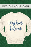 Top Fan Cursive Crewneck