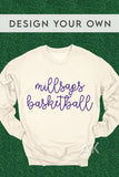 Top Fan Cursive Crewneck