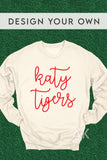 Top Fan Cursive Crewneck