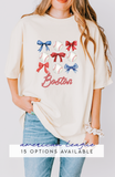 Baseball & Bows Classic Tee - American League