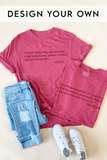 Custom Quote Tee - Heather Berry