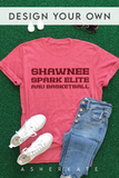 Custom Captain Tee - Heather Crimson