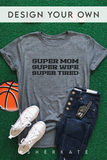 Custom Captain Tee - Heather Charcoal