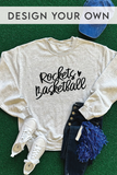 Custom Full Heart Crewneck - Heather Ash