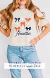 Baseball & Bows Boxy Tee - American League