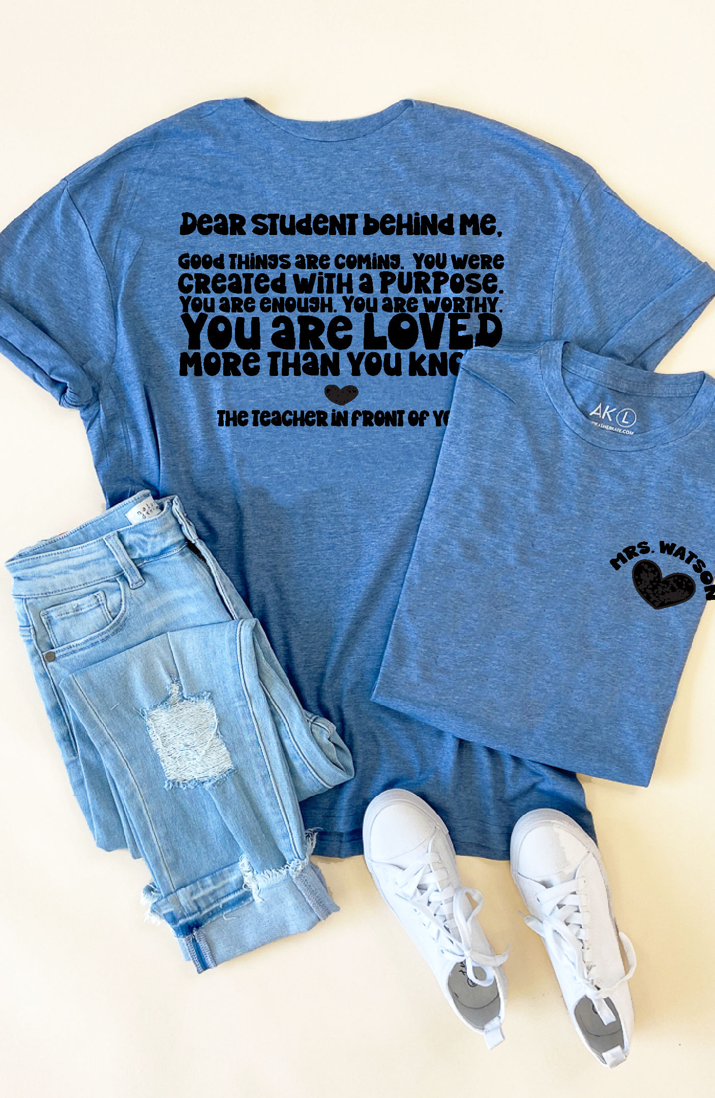 Behind Me Tee - You are Loved