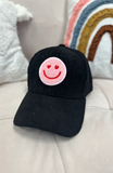 Smiley Heart Corduroy Hat