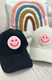 Smiley Heart Corduroy Hat