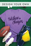 Custom Full Heart Tee - Heather Purple