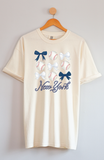 Baseball & Bows Classic Tee - American League