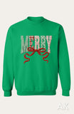 Faux Yarn Merry Crewneck