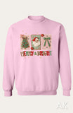 Faux Yarn Merry & Bright Crewneck