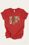 Faux Yarn Merry Christmas Tee