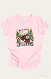 Faux Yarn Believe Tee