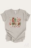 Faux Yarn Merry Christmas Tee