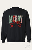 Faux Yarn Merry Crewneck