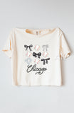 Baseball & Bows Boxy Tee - American League