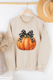 Gingham Pumpkin Crewneck