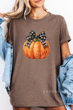 Gingham Pumpkin Tee