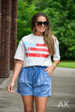 Flag Bow Tee
