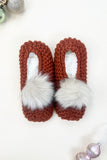 Millie Cable Knit Slippers