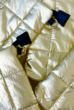 Buble' Metallic Quilted Crossbody