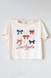 Baseball & Bows Boxy Tee - American League