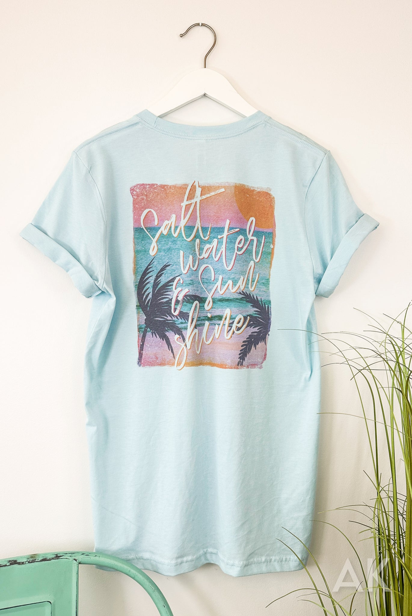 Retro Tee: Salt Water & Sunshine