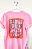 Retro Tee: Beach More Worry Less