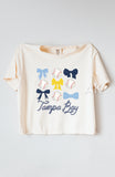 Baseball & Bows Boxy Tee - American League