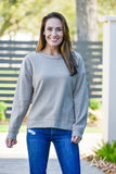 Amelia Ribbed Crewneck