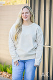 Amelia Ribbed Crewneck