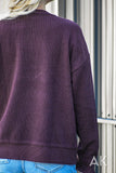 Amelia Ribbed Crewneck