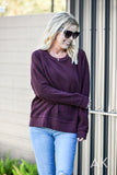 Amelia Ribbed Crewneck