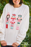 Nutcracker Women Patch Sweatshirt
