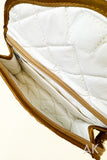 Marie Quilted Satin Pouch