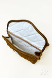 Marie Quilted Satin Pouch