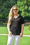 Sabra V Tee Black