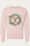 Deer Wreath Crewneck