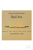 Morse Code Bracelet - Bad Ass