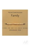 Morse Code Bracelet - Family