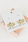 Divani Zircon & Pearl Bow Earrings