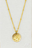 Zodiac Medallion Necklace