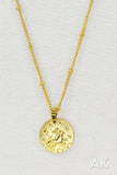 Zodiac Medallion Necklace